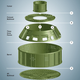 Illustration for article titled It Takes Just Seven Welds to Assemble the Newest Orion Spacecraft